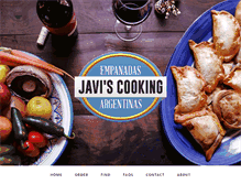 Tablet Screenshot of javiscooking.com